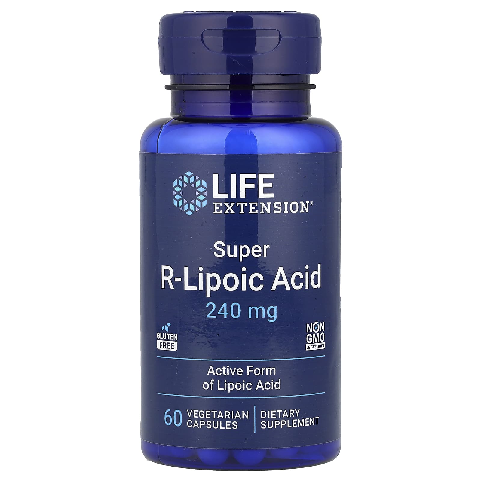 Ácido Super R-Lipoico, 60 Cápsulas, Life Extension