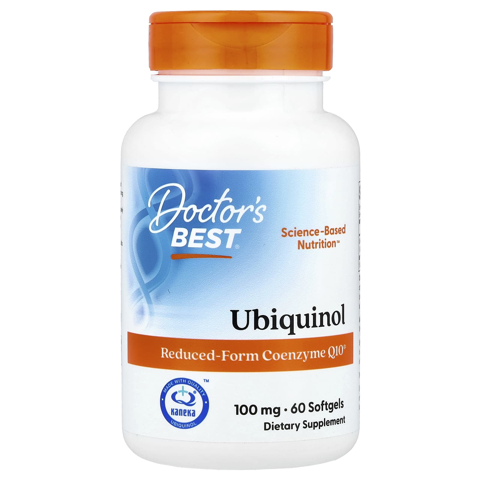 Ubiquinol com Kaneka Q+ 100 mg, 60 cápsulas gelatinosas, Doctor's Best