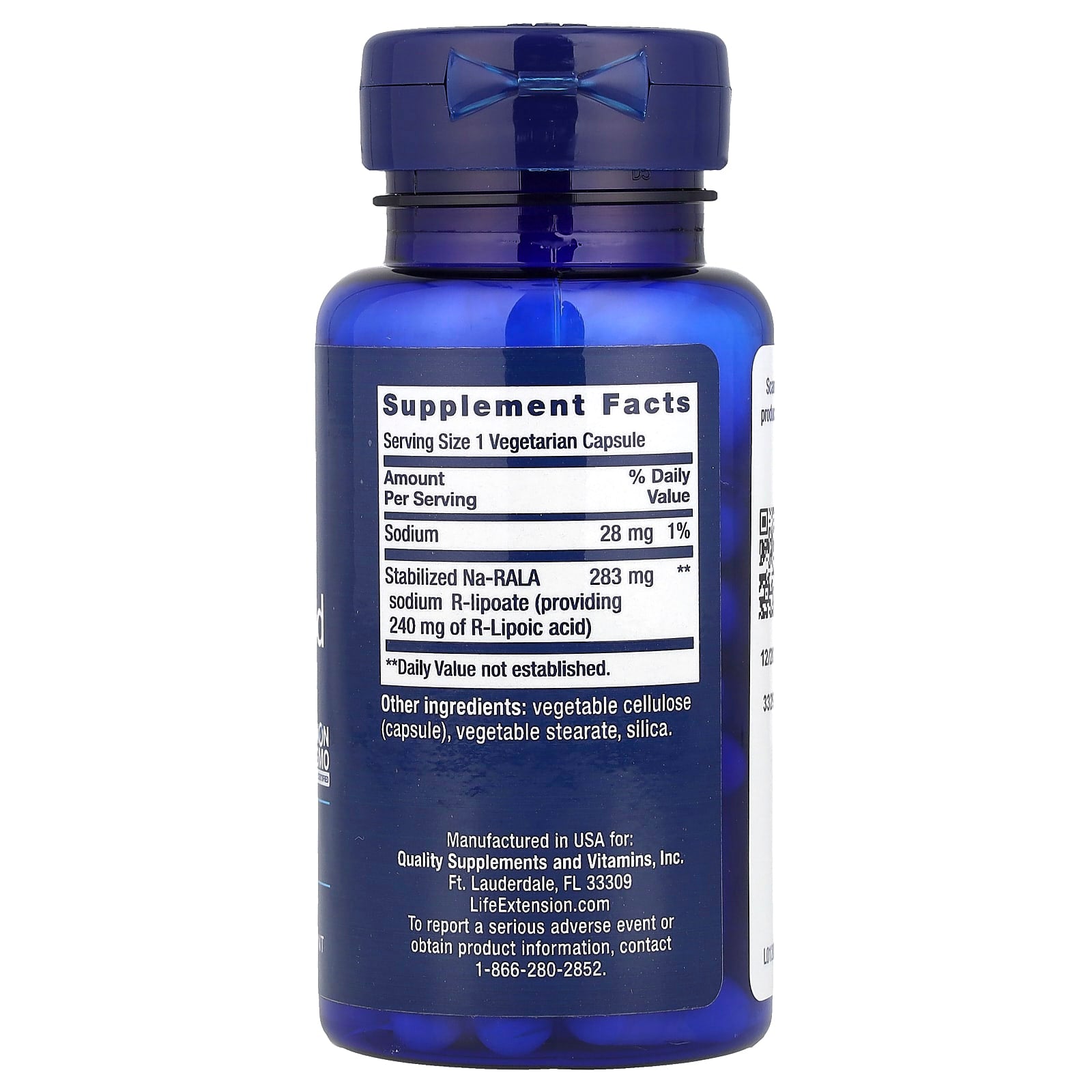 Ácido Super R-Lipoico, 60 Cápsulas, Life Extension