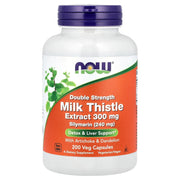 Extrato de Cardo Mariano, Dupla Potência 300 mg, 200 Cápsulas Vegetais, Now Foods