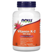 Vitamina K-2 - 100mcg, 250 vcaps, Now Foods