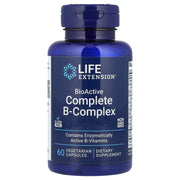 Complexo B Completo Bioativo UE, 60 Cápsulas Vegetais, Life Extension