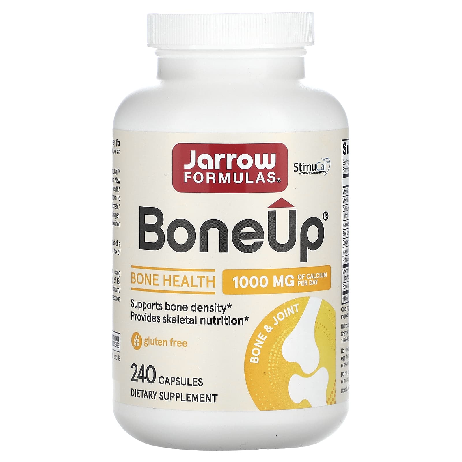Cápsulas BoneUp - 240 cápsulas, Jarrow Formulas