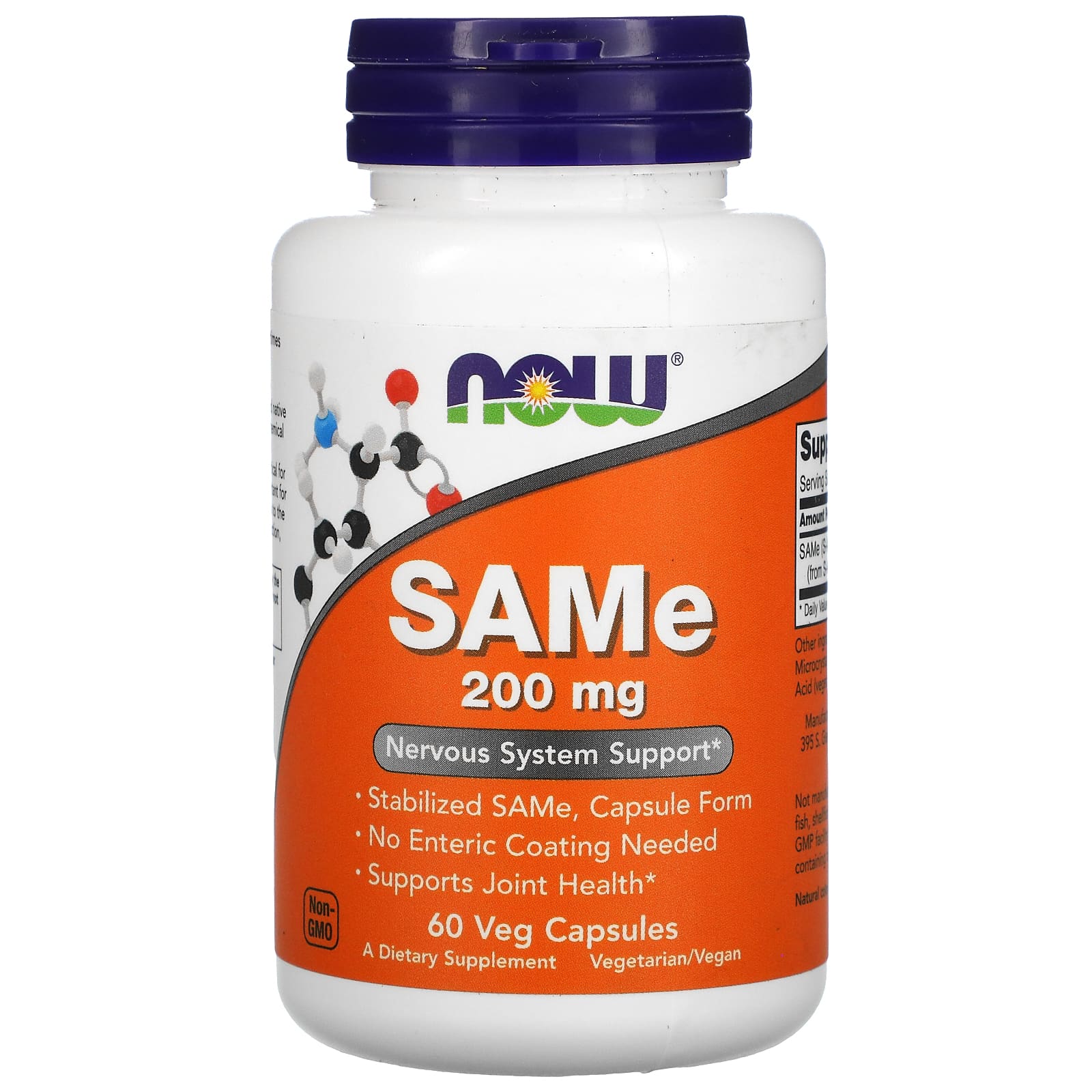 SAMe - 200mg, 60 vcaps, Now Foods