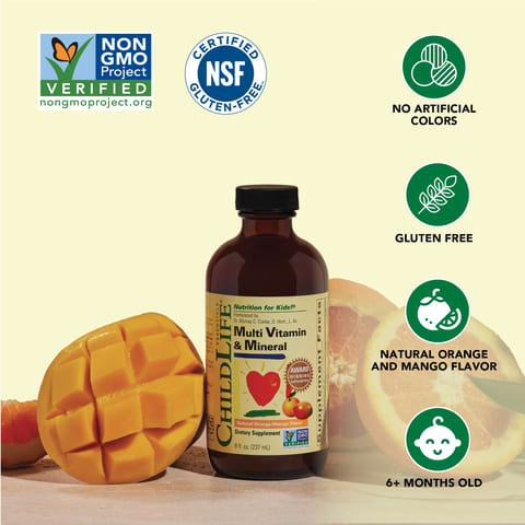 Vitamina C líquida, laranja natural - 118 ml. - Child Life
