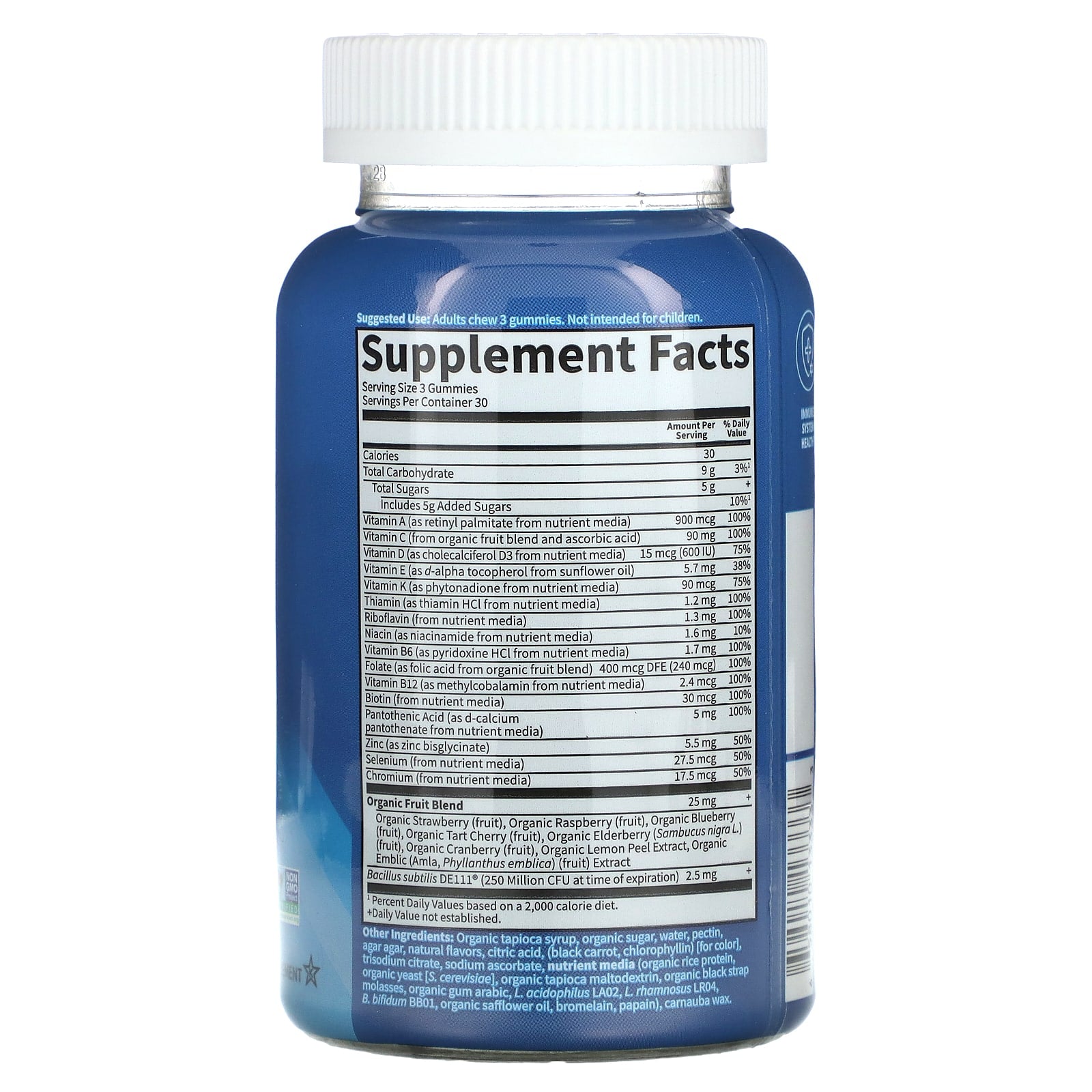 Vitamin Code Men's Multi Gummies, Limão e Frutas Vermelhas - 90 gomas, Garden of Life
