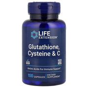 Glutationa, Cisteína e Vitamina C, 100 Cápsulas, Life Extension