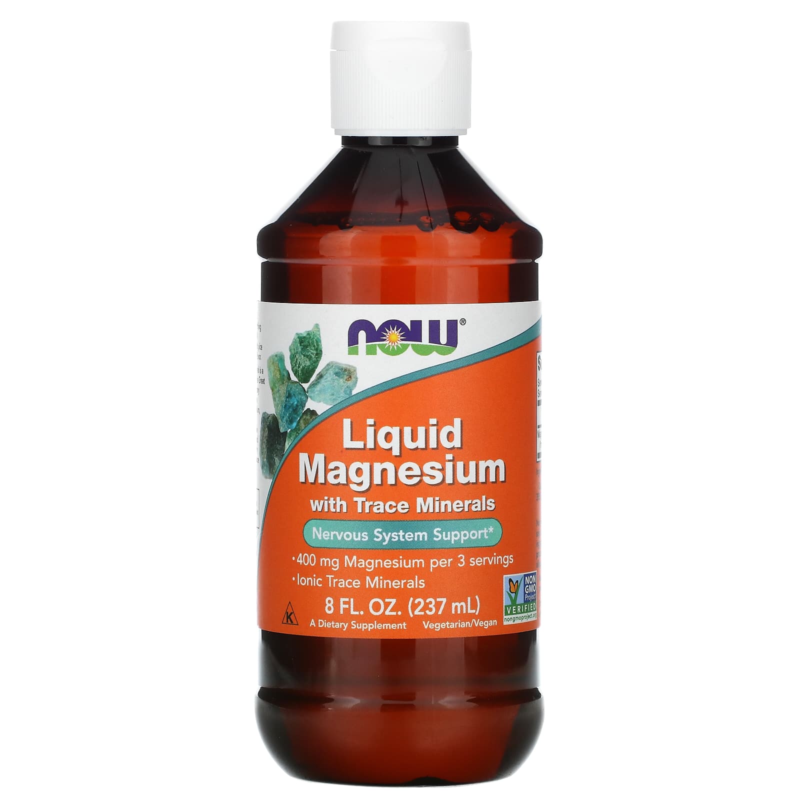 Magnésio Líquido, 237 ml., Now Foods