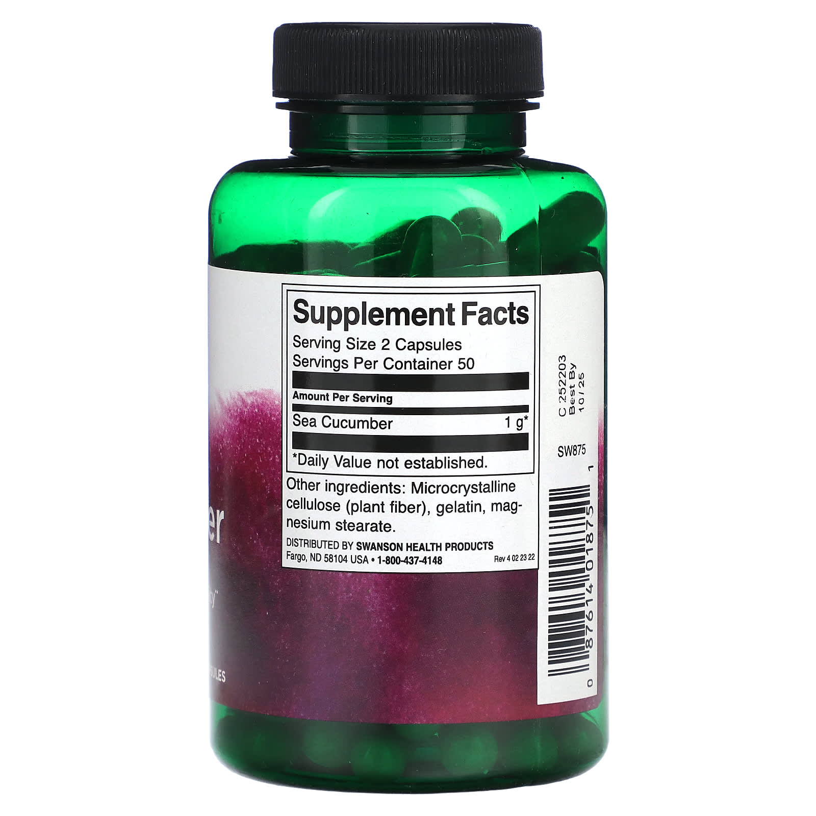 Pepino do mar, 500mg, 100 caps, Swanson