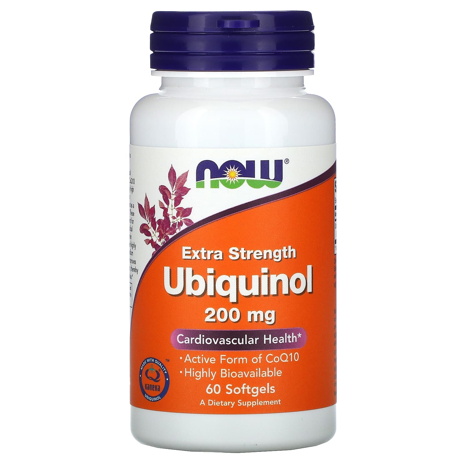 Ubiquinol - 200mg, 60 softgels, Now Foods
