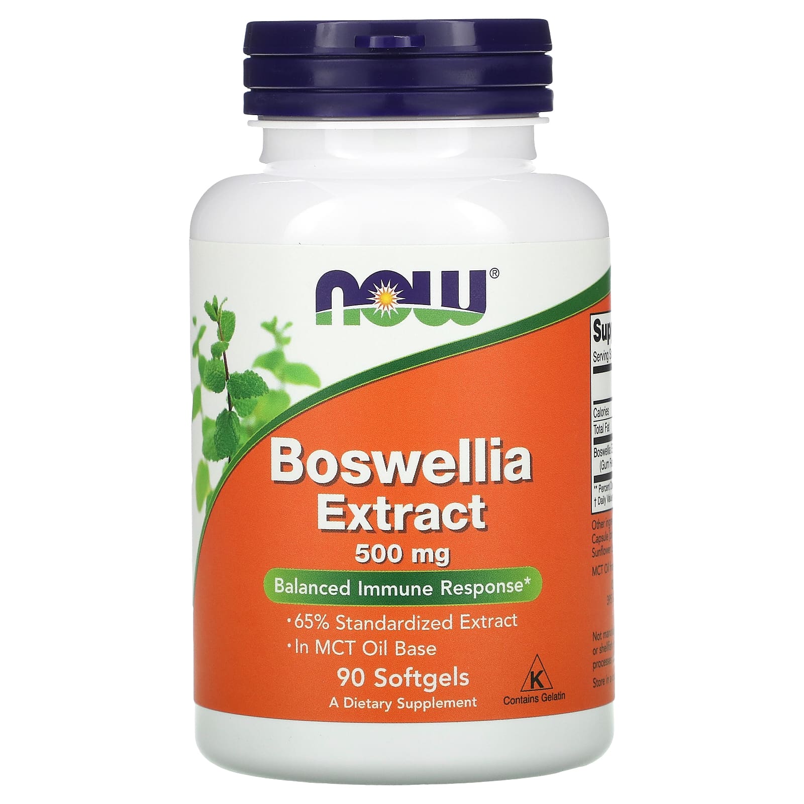 Extrato de Boswellia 500 mg, 90 Cápsulas Gelatinosas, Now Foods