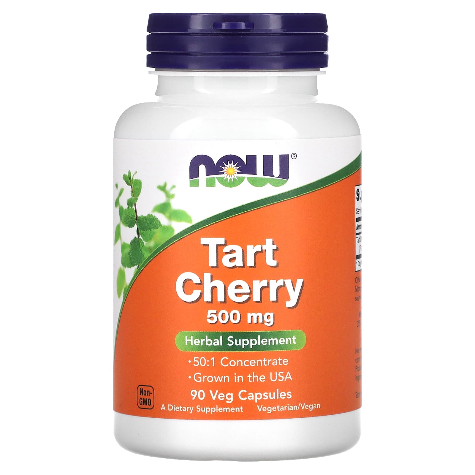 Cereja ácida, 500mg, 90 vcaps, Now Foods