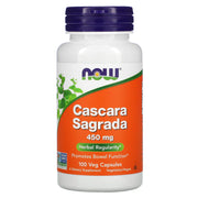 Cáscara Sagrada - 450mg, 100 vcaps, Now Foods