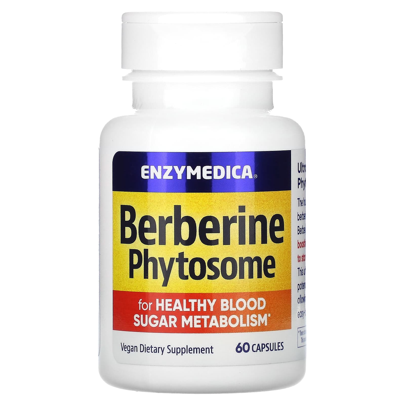 Fitossomo de Berberina - 60 cápsulas - Enzymedica