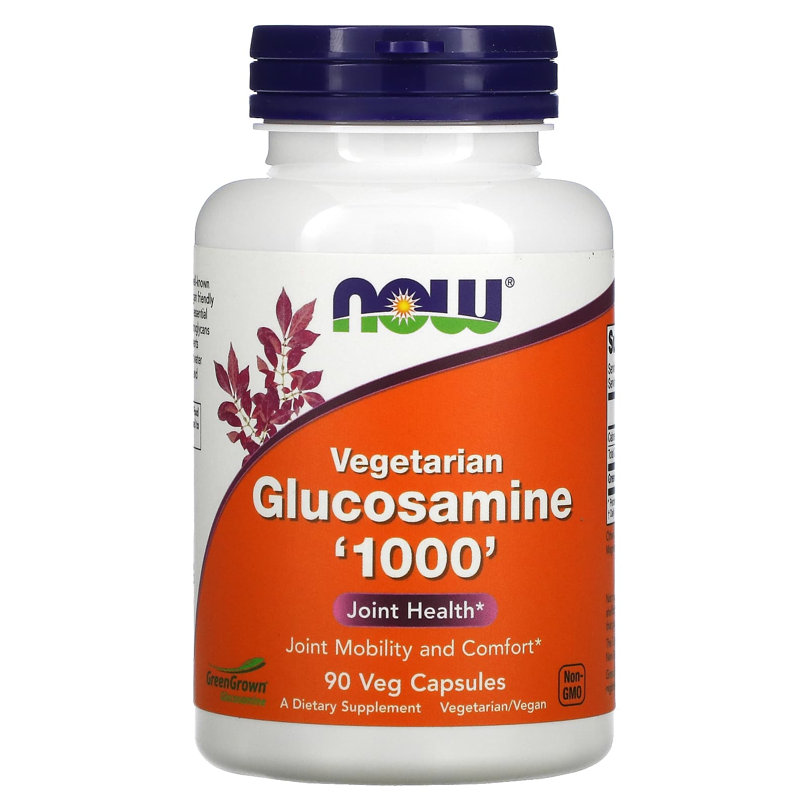 Glucosamina 1000 Vegetariana, 90 vcaps, Now Foods