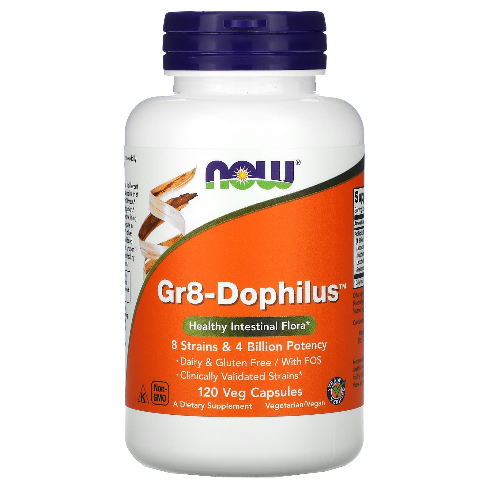 Gr8-Dophilus, 120 vcaps, Now Foods