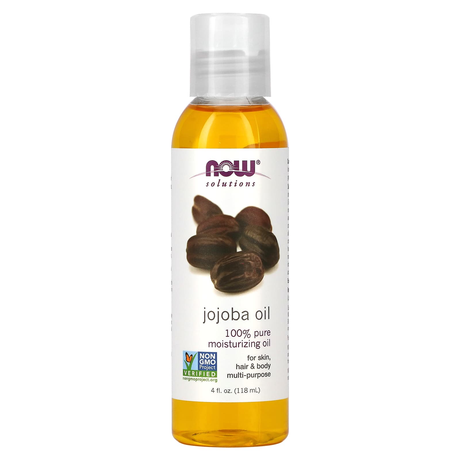 Óleo de Jojoba - 100% Puro, 118 ml., Now Foods