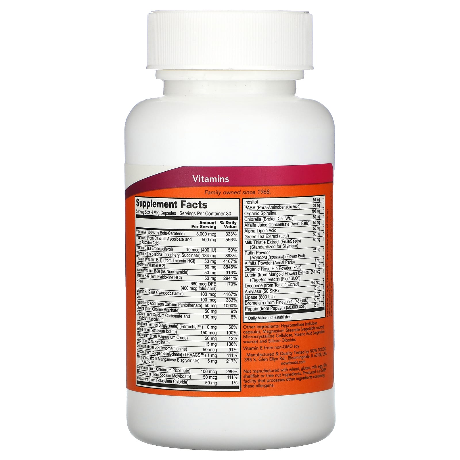 Especial Dois, 120 vcaps, Now Foods