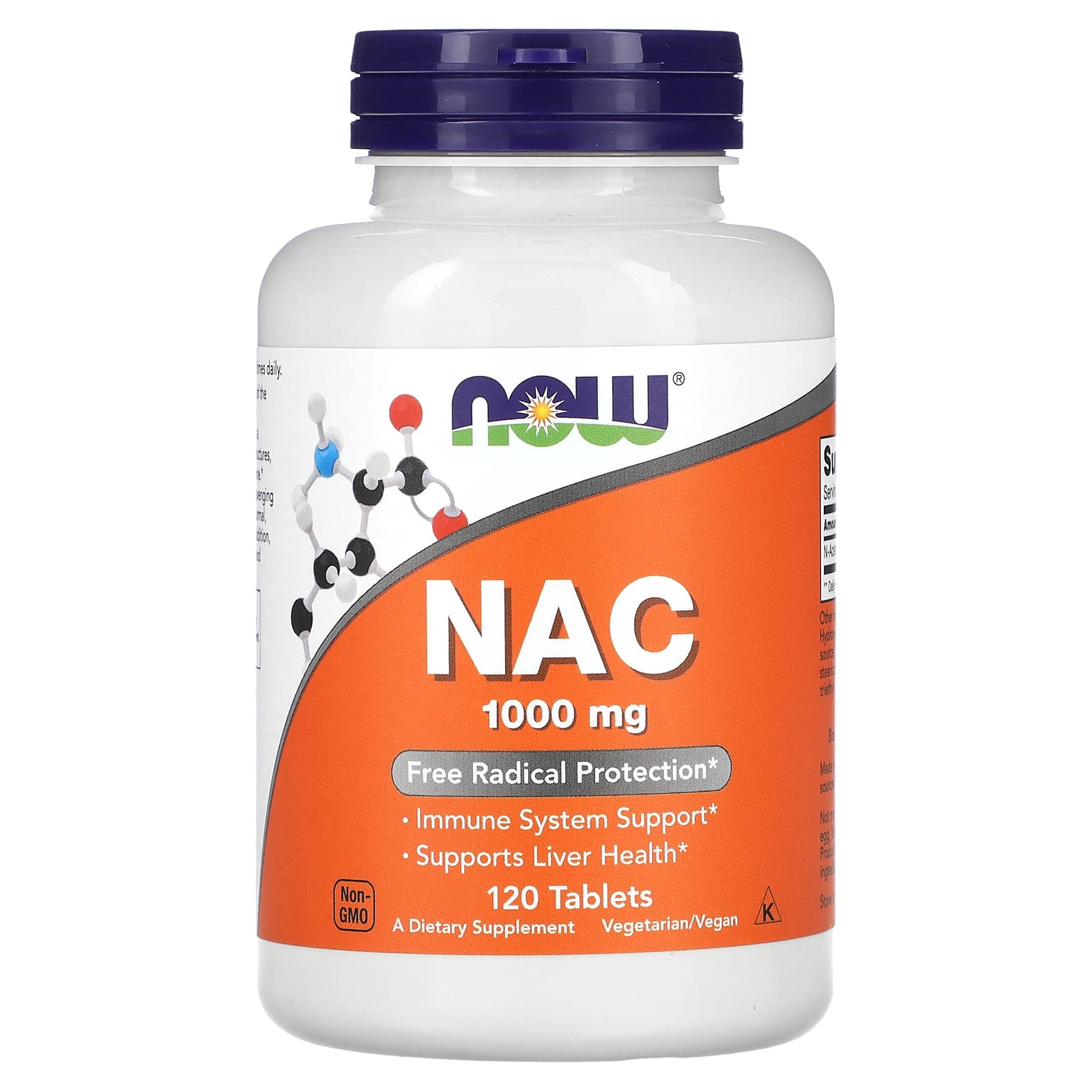 NAC 1000mg 120 Comprimidos - Now Foods