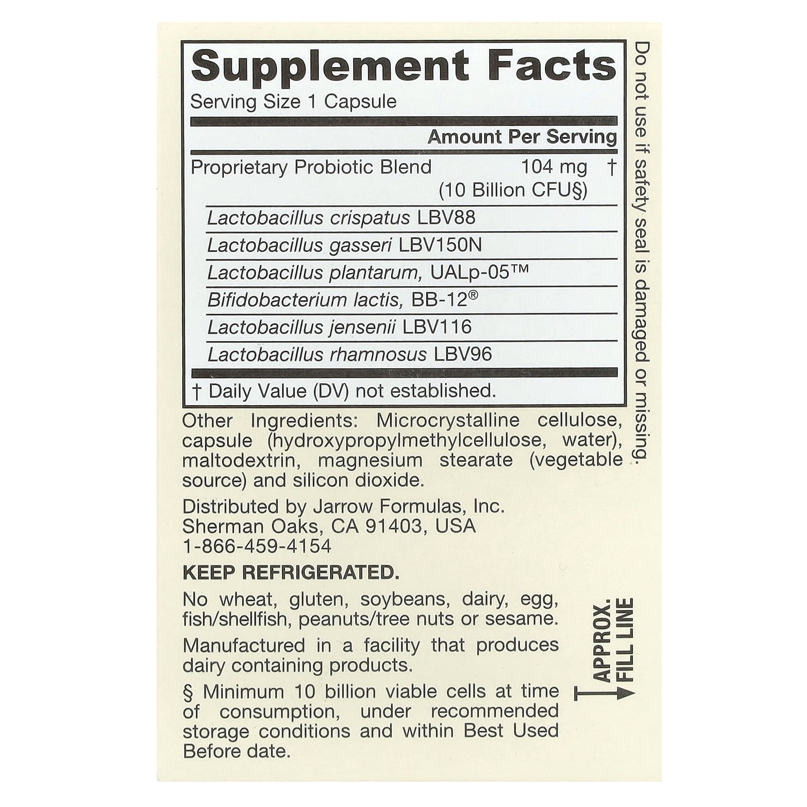 Fem-Dophilus Advanced, 30 cápsulas, Jarrow Formulas