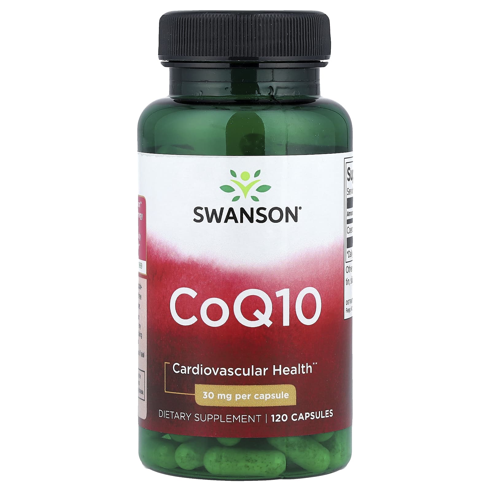 CoQ10, 30 mg, 120 cápsulas gelatinosas, Swanson