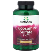 Sulfato de Glucosamina 2KCl 500 mg, 250 Cápsulas, Swanson