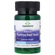 Albion Ferrochel Ferro 18 mg, 180 Cápsulas, Swanson