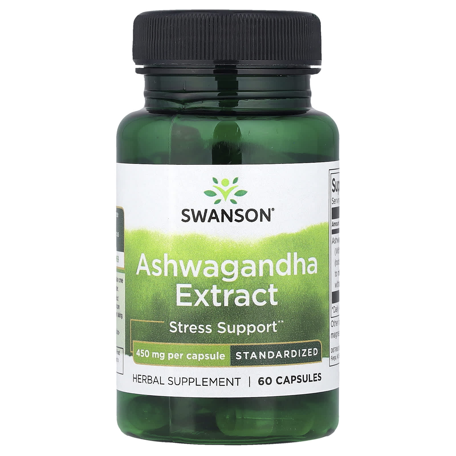 Extrato de Ashwagandha, 450 mg