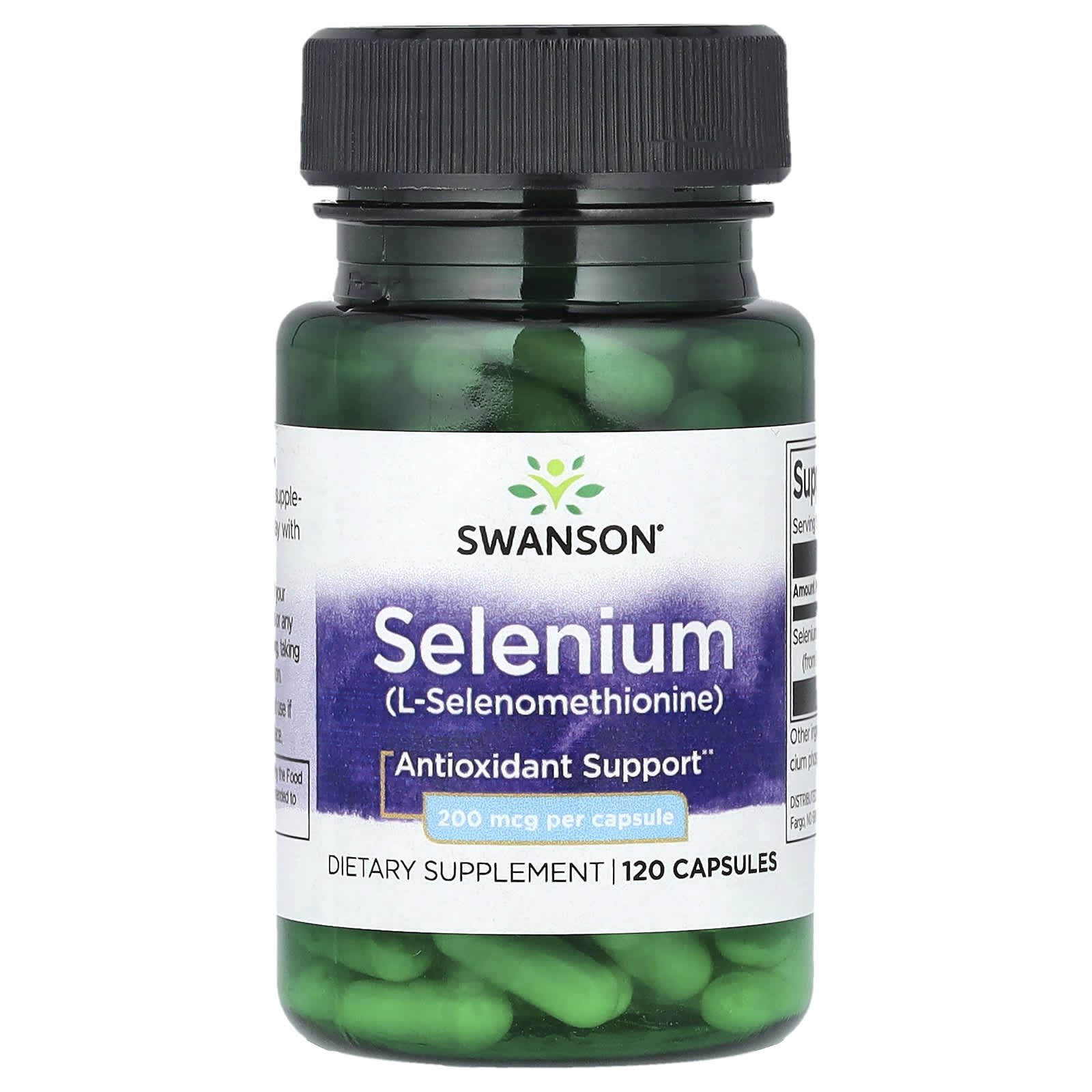 Selênio, 200 mcg, 120 cápsulas, Swanson
