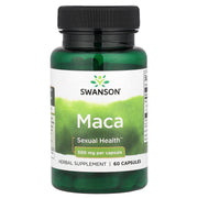 Maca, 500 mg, 60 cápsulas, Swanson