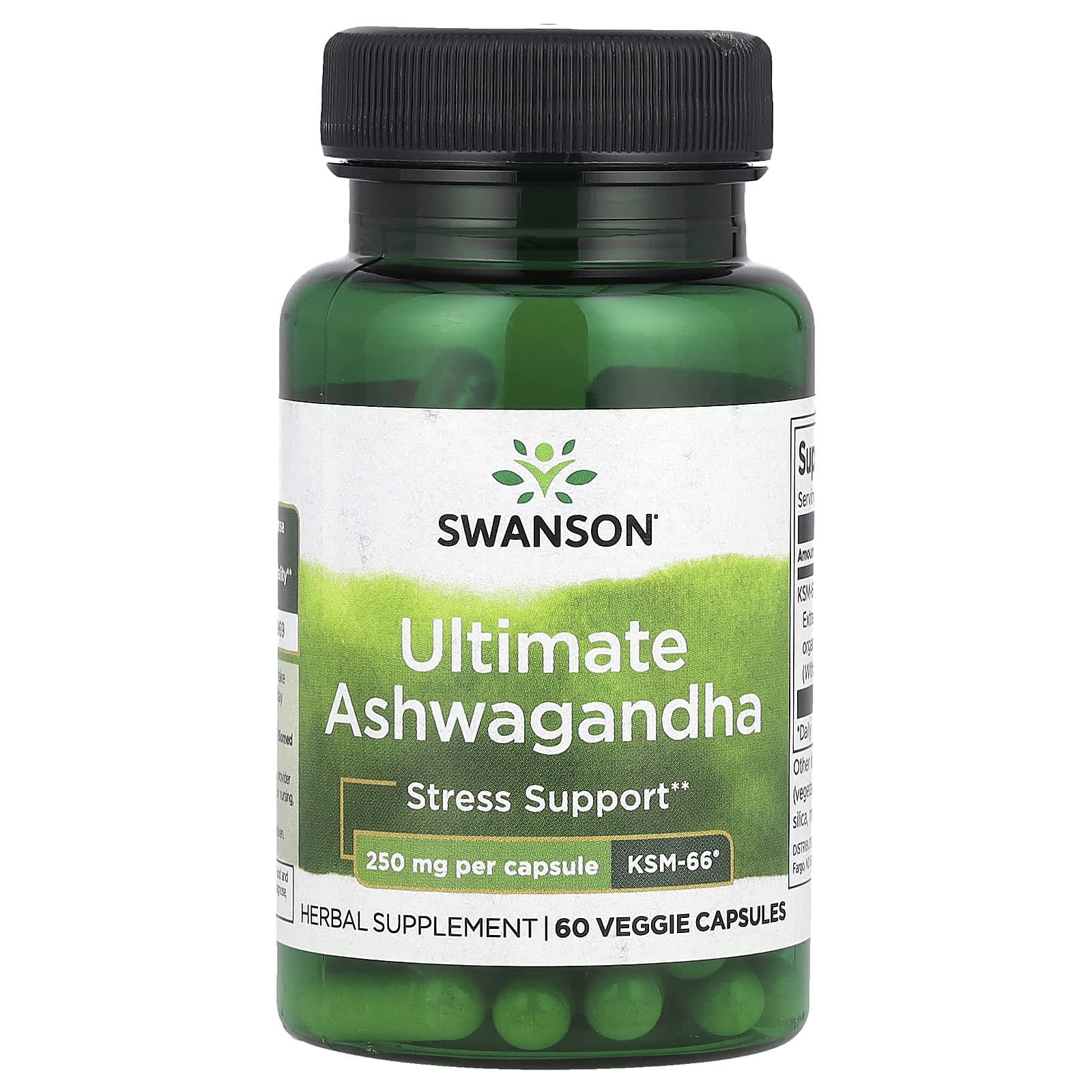 Ashwagandha Ultimate KSM - 66, 250 mg