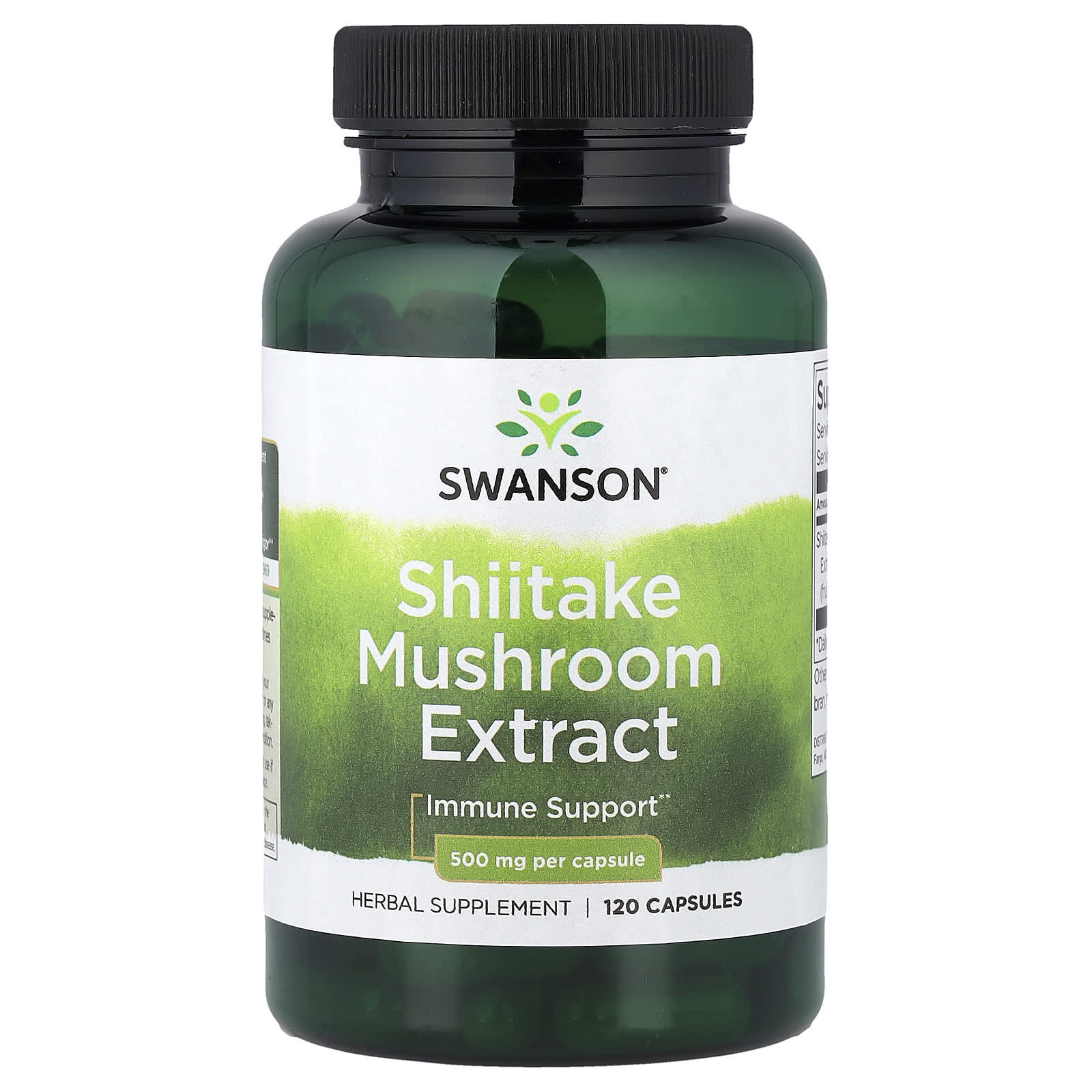 Extrato de cogumelo Shiitake, 500 mg