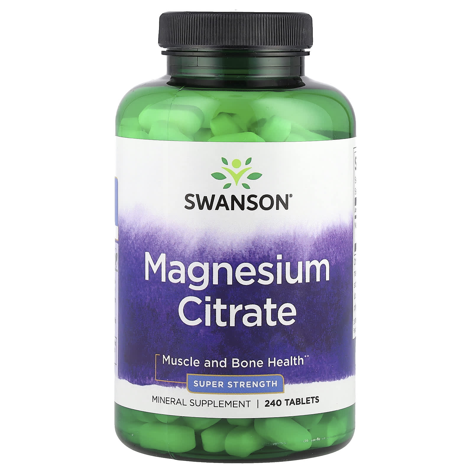 Citrato de Magnésio - 225mg Super - Força