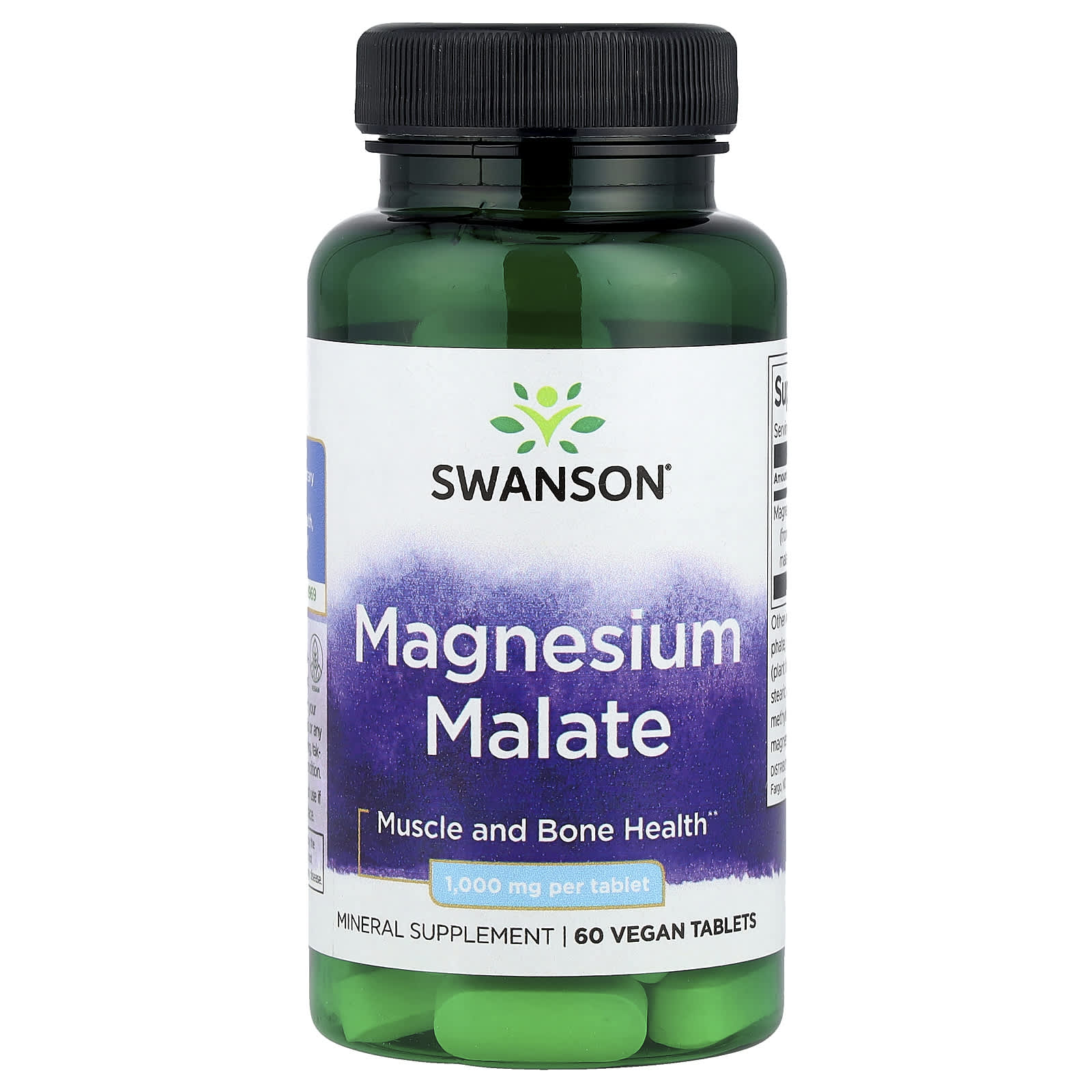 Malato de Magnésio, 150mg de Magnésio Elementar