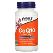 CoQ10 100 mg com espinheiro, 90 cápsulas vegetais, Now Foods