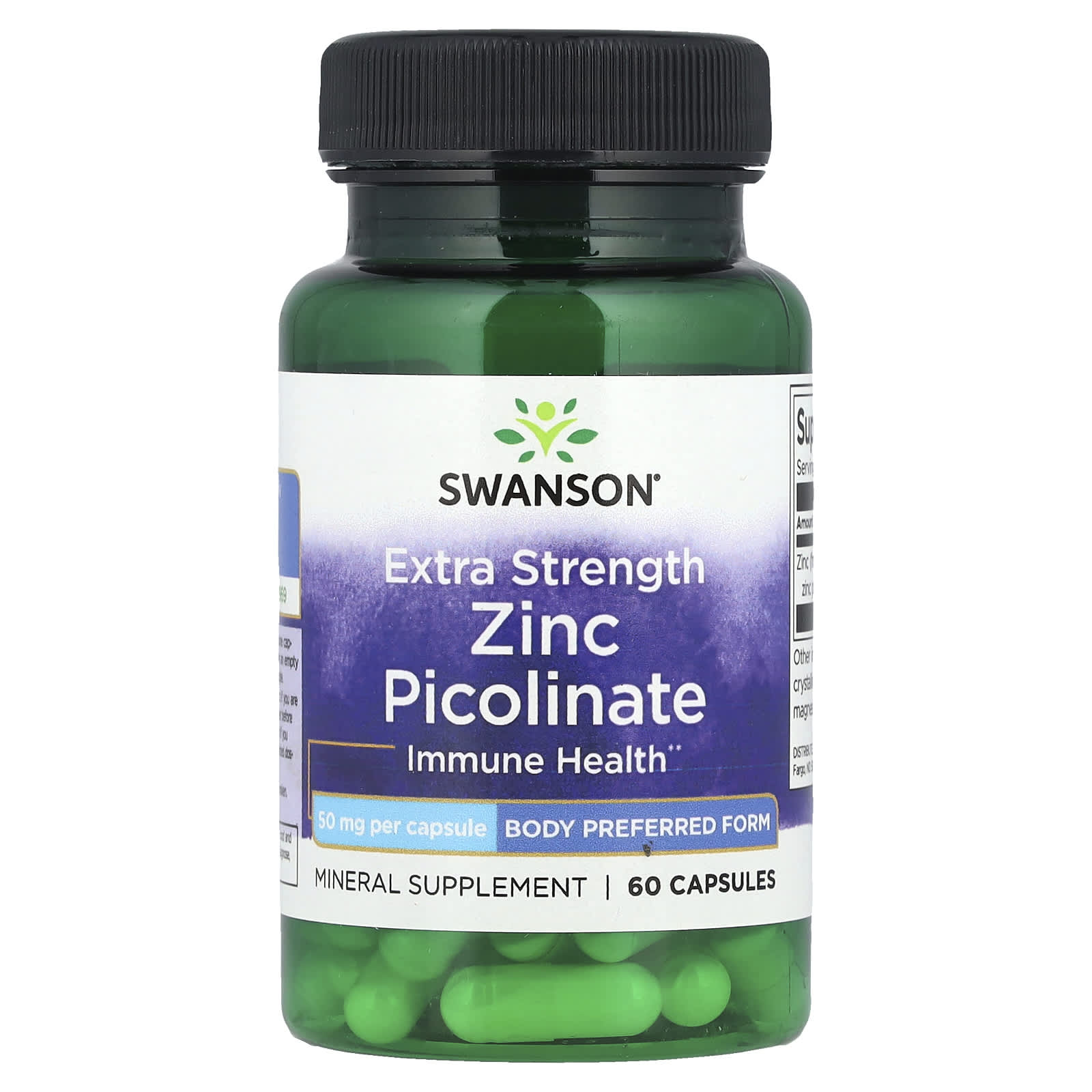 Picolinato de Zinco Body Preferred Form - 50mg Força Extra