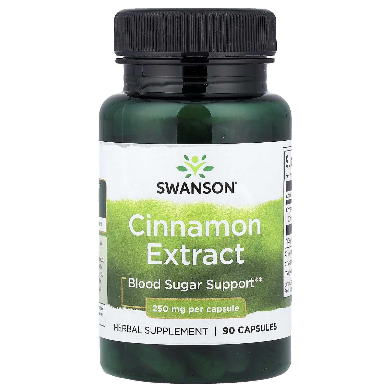 Extrato de Canela 250 mg, 90 Cápsulas, Swanson
