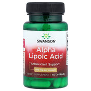 Ácido Alfa Lipóico (ALA) 300 mg, 60 Cápsulas, Swanson