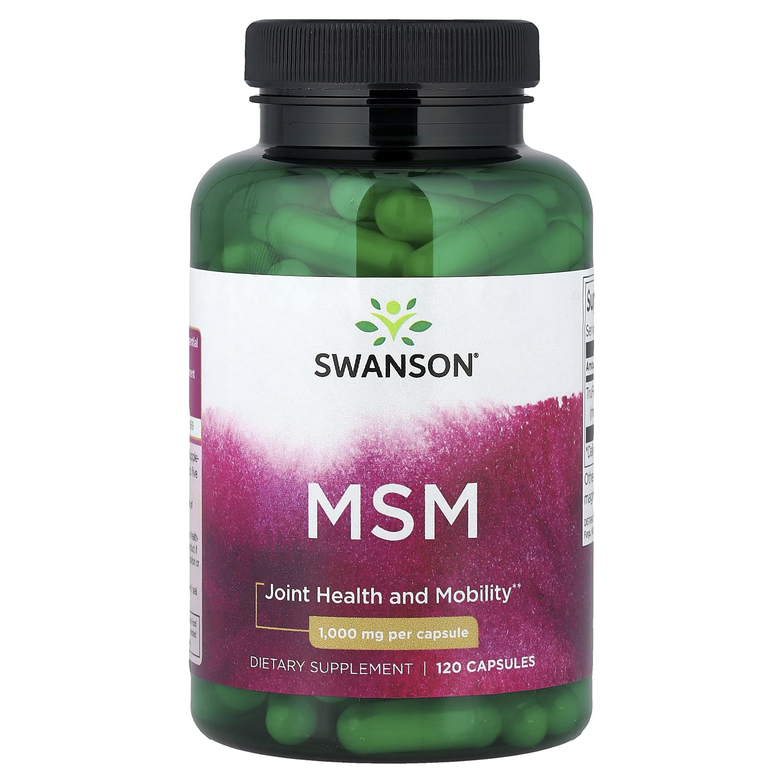Glucosamina, Condroitina e MSM, 120 Comprimidos, Swanson