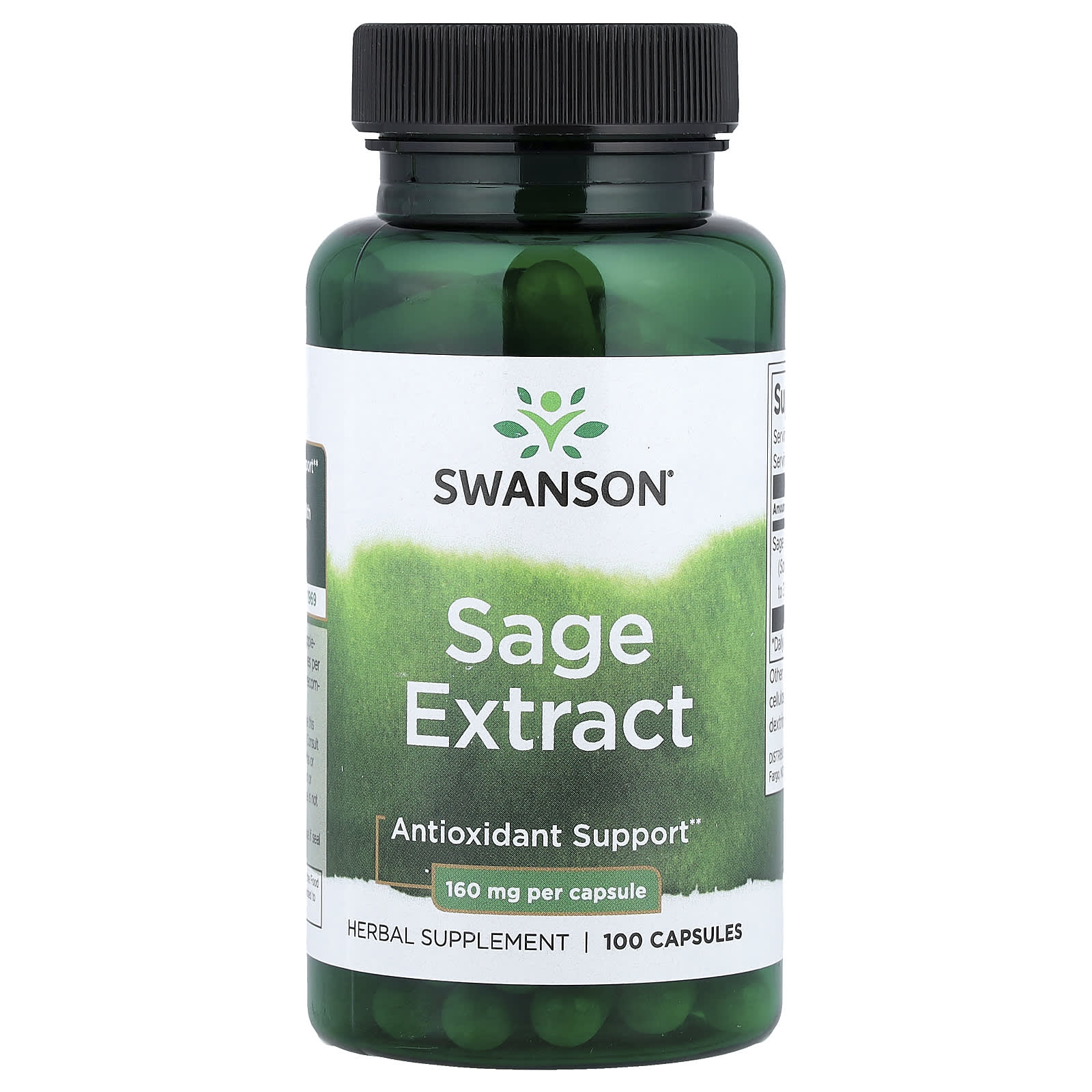 Extrato de sálvia, 160 mg