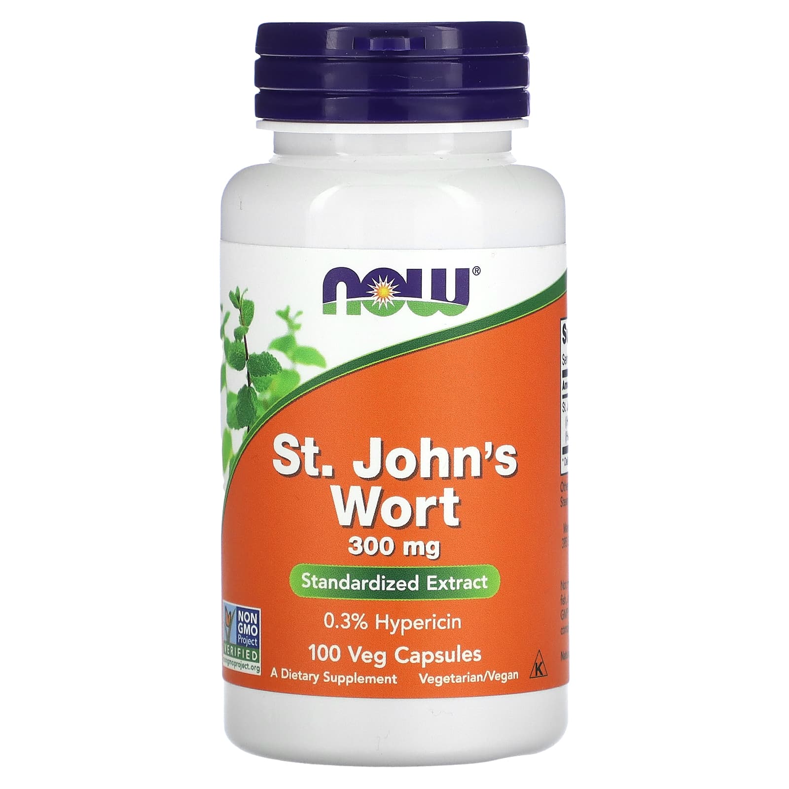 Erva de São João - 300mg, 100 vcaps, Now Foods
