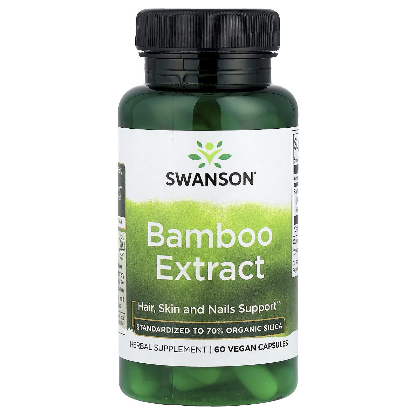 Extrato de Bambu 300 mg, 60 Cápsulas, Swanson