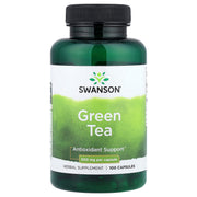Chá Verde 500 mg, 100 Cápsulas, Swanson