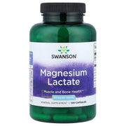 Lactato de Magnésio 84 mg, 120 Cápsulas, Swanson