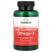 Ômega-3 de alta concentração, 120 cápsulas, Swanson