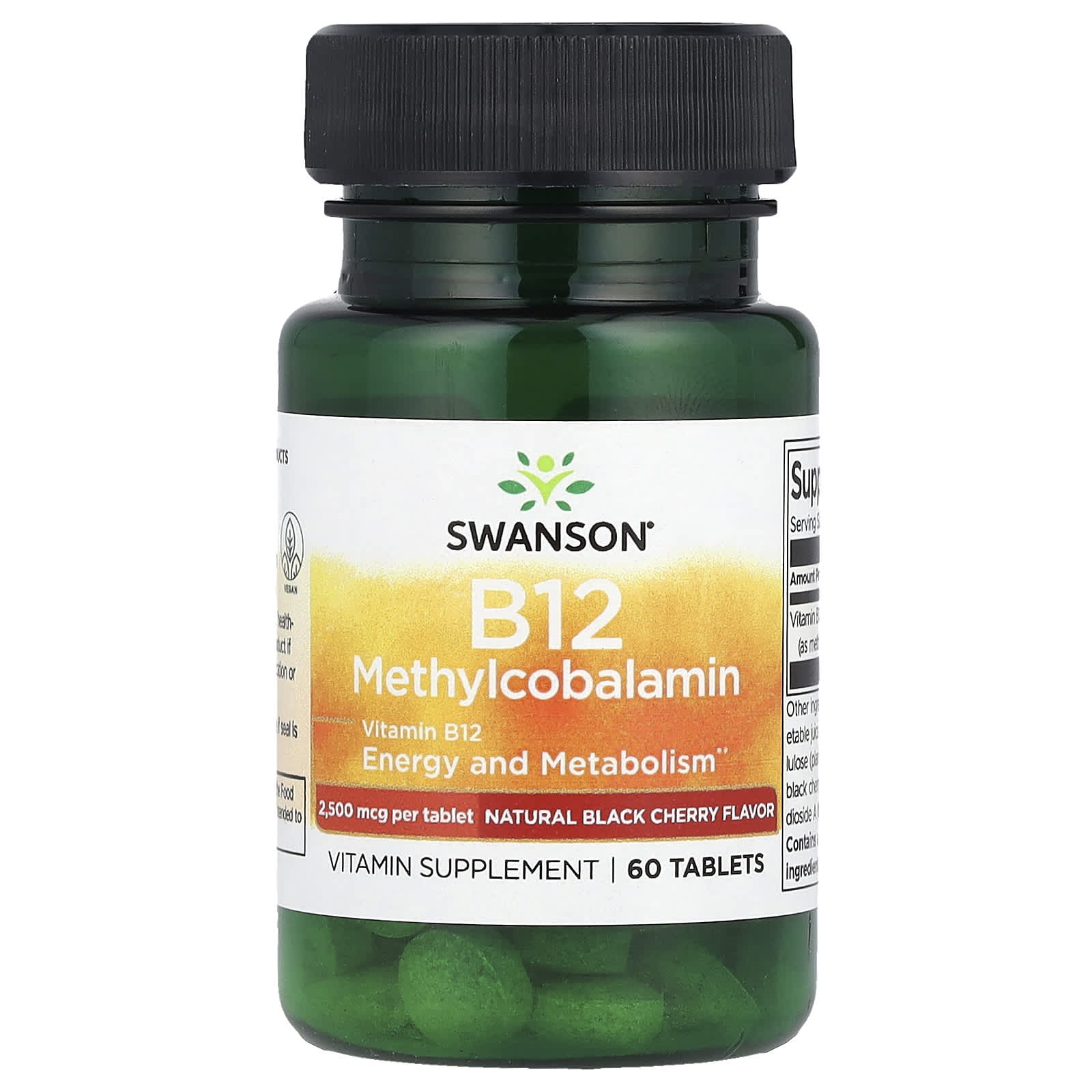 Vitamina B - 12 Metilcobalamina, 2500mcg Cereja