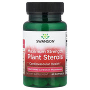 CardioAid de Esteróis Vegetais de Força Máxima, 60 Cápsulas, Swanson