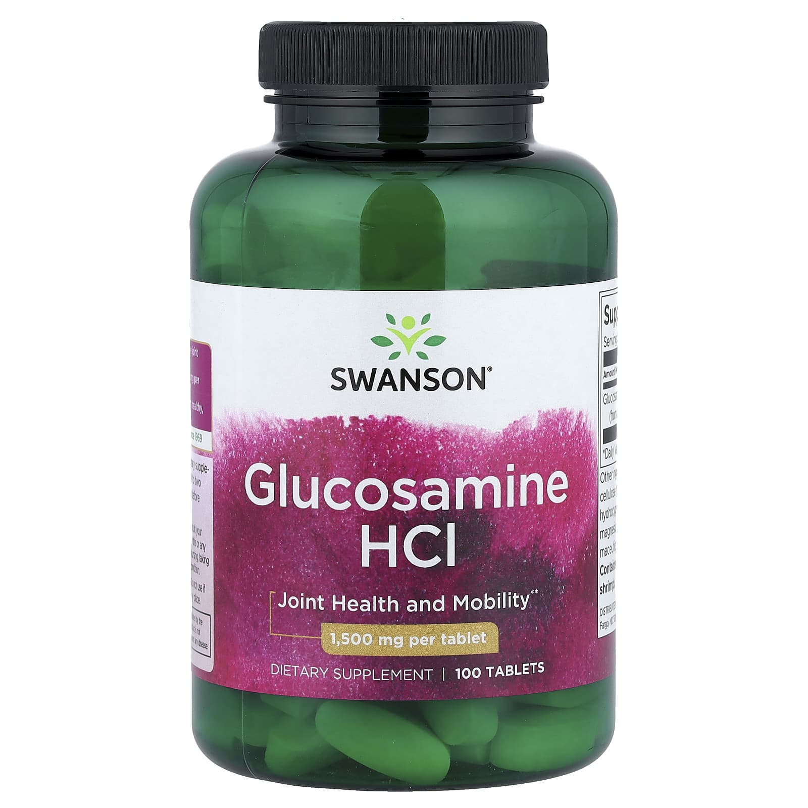 Cloridrato de glucosamina, 1500 mg