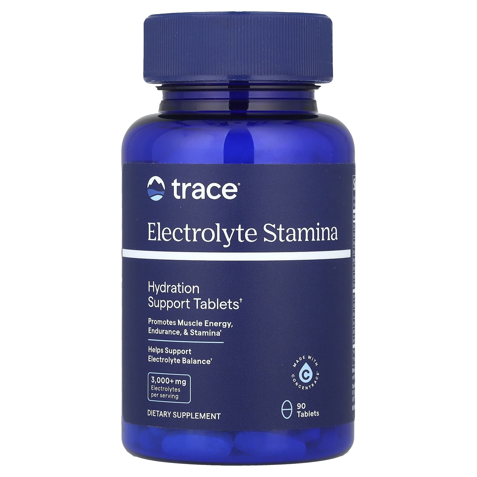 Electrolyte Stamina, 90 comprimidos, Trace Minerals Research