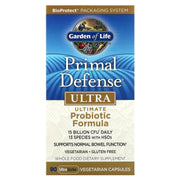 Primal Defense Ultra, Fórmula Probiótica Suprema - 90 cápsulas vegetais, Garden of Life